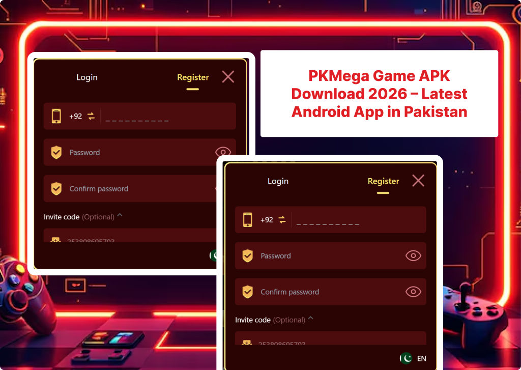 Login Screen PKMEGA Game