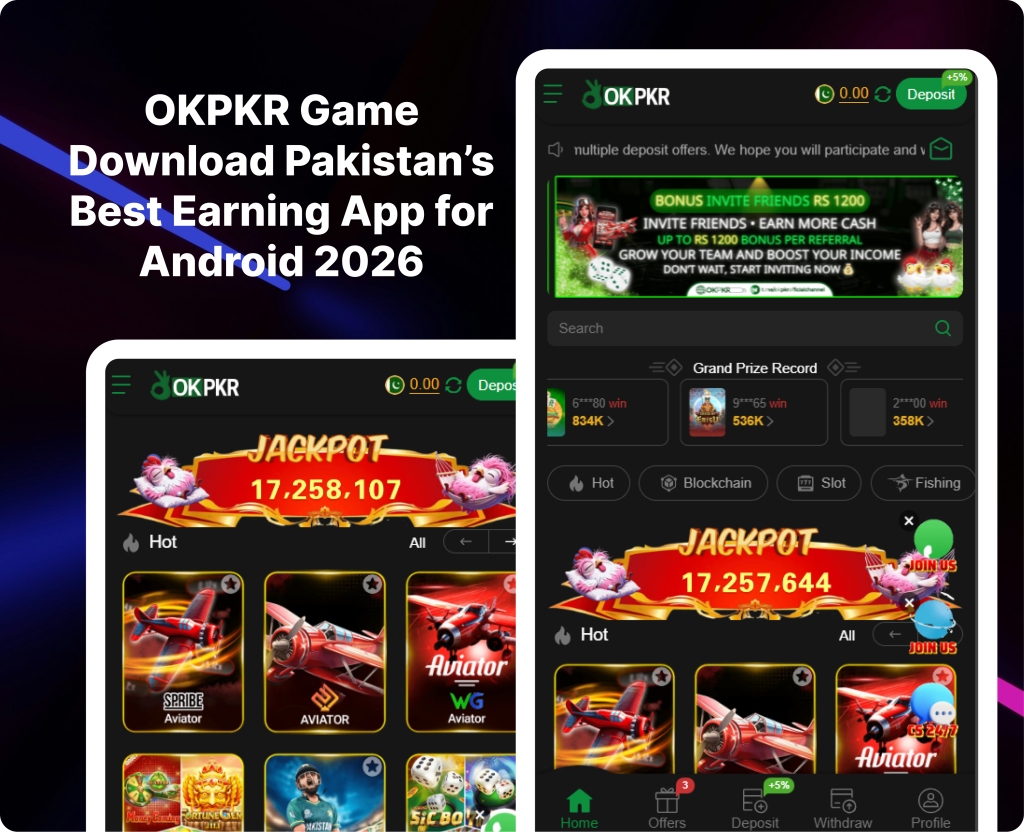 Bonus scren OKPKR Game