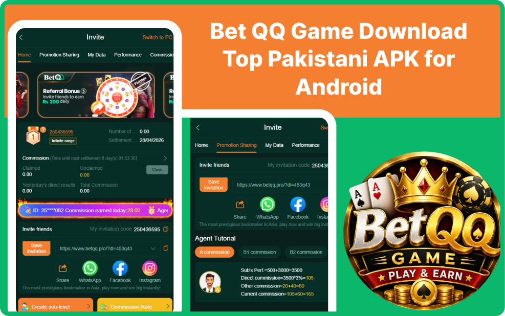 Inviting screen Bet QQ Game