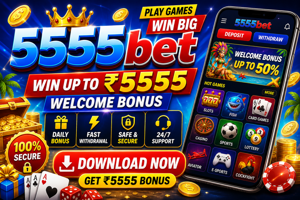 Home screen 5555Bet Game