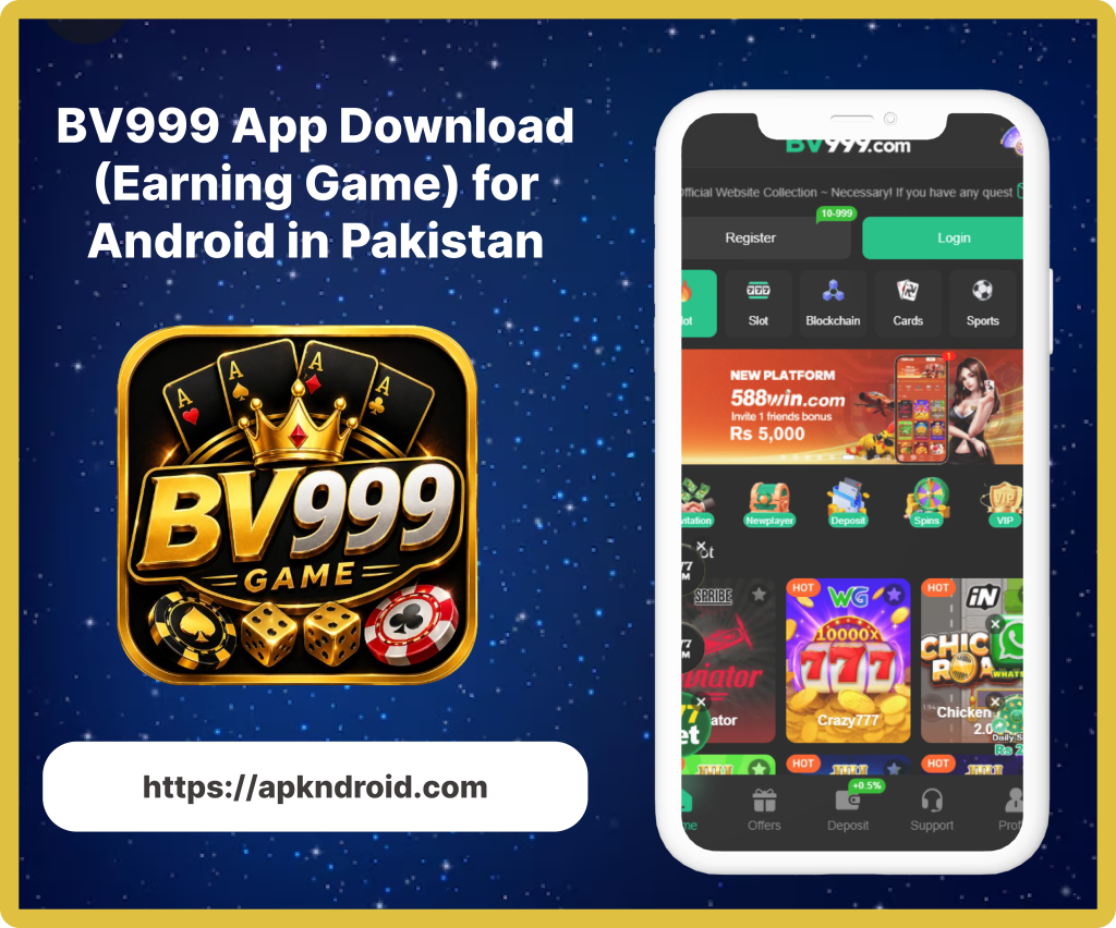 Home screen BV999 Game