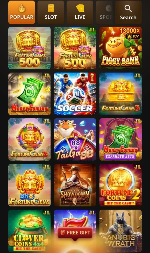 List of Games